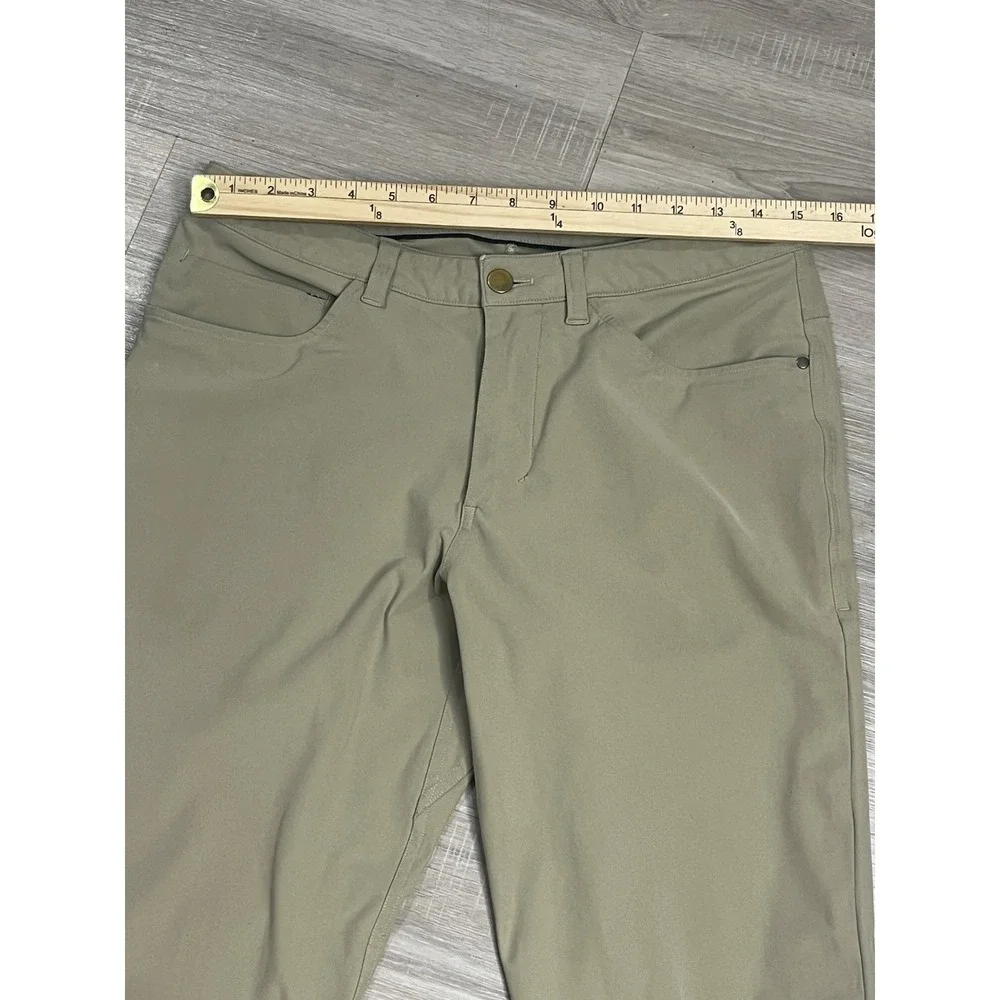 Lululemon Pants Mens 30x30 Tan Commission Zip Pocket Trouser Ventilated
